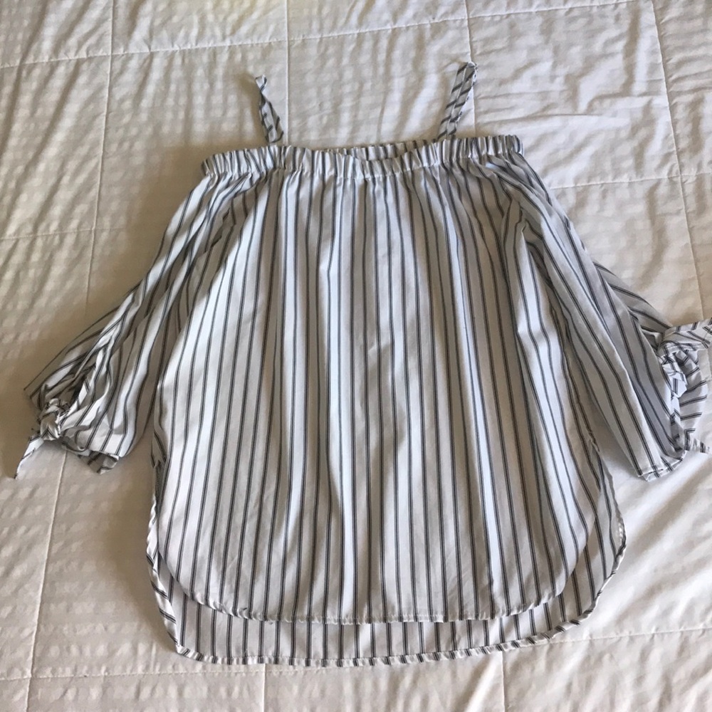 White w/stripes Shirt